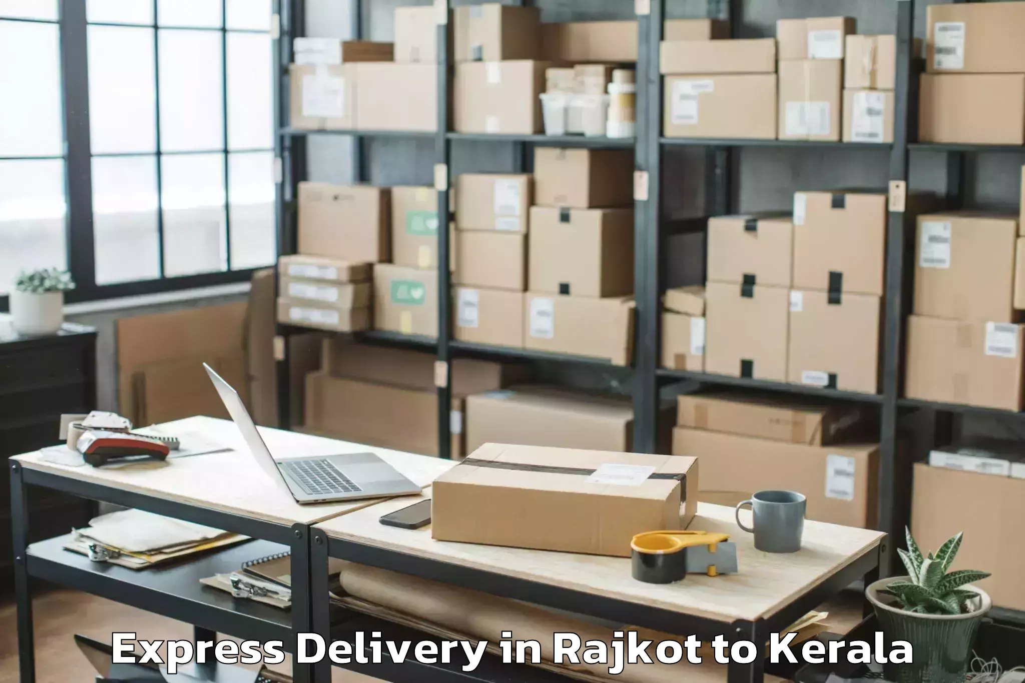 Professional Rajkot to Kochi Express Delivery